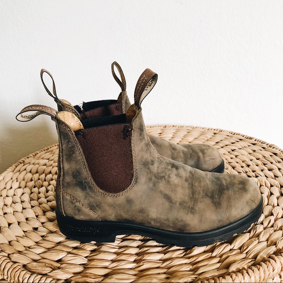 Blundstone Shoes - Blundstone 585 Pull On Boots Rustic Brown